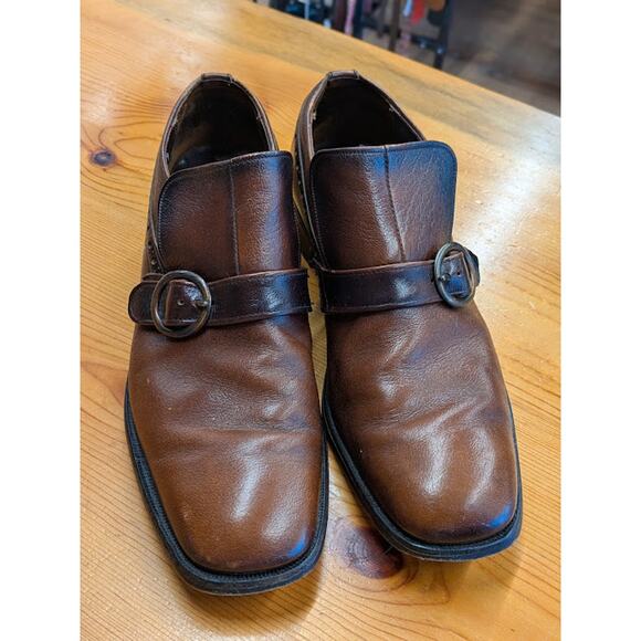 1970s Nunn Bush Brown Leather Dress Shoes main image 6